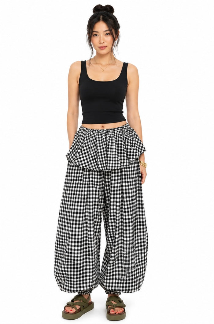 Skirt Balloon Bubble Pants