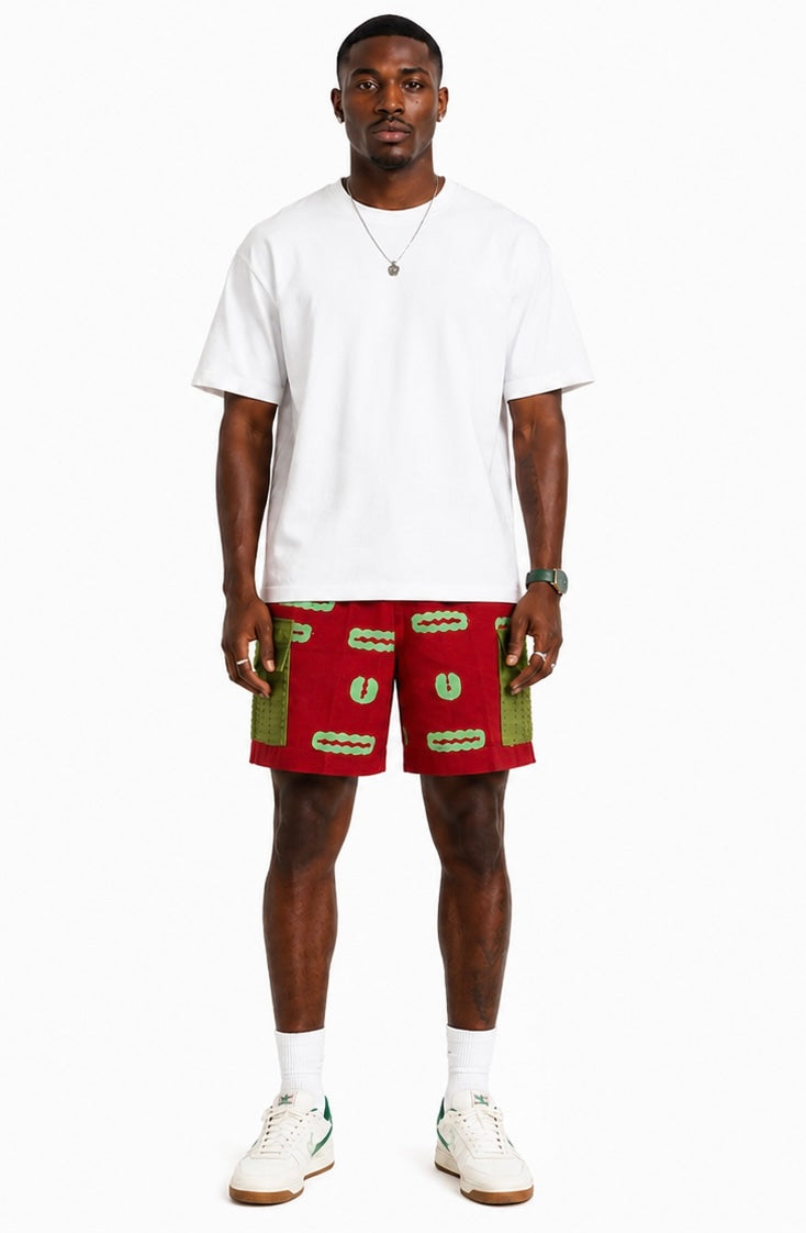 Classic Adire Tailored Shorts