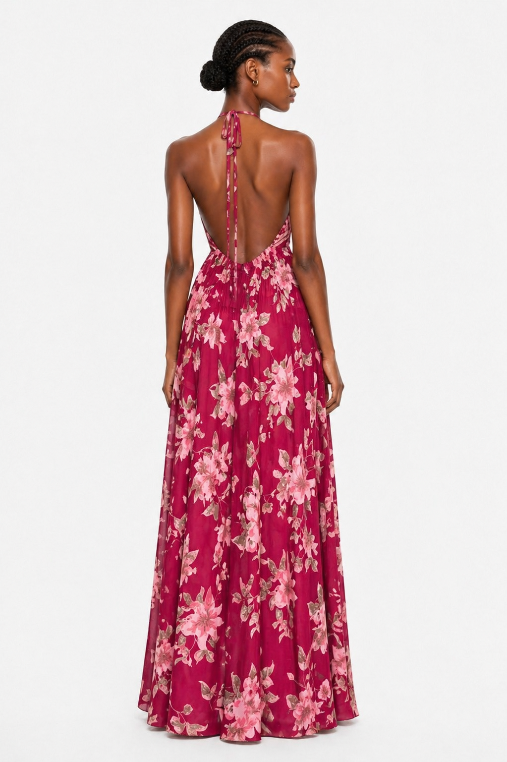 Classic Maxi Backless Bubu Floral